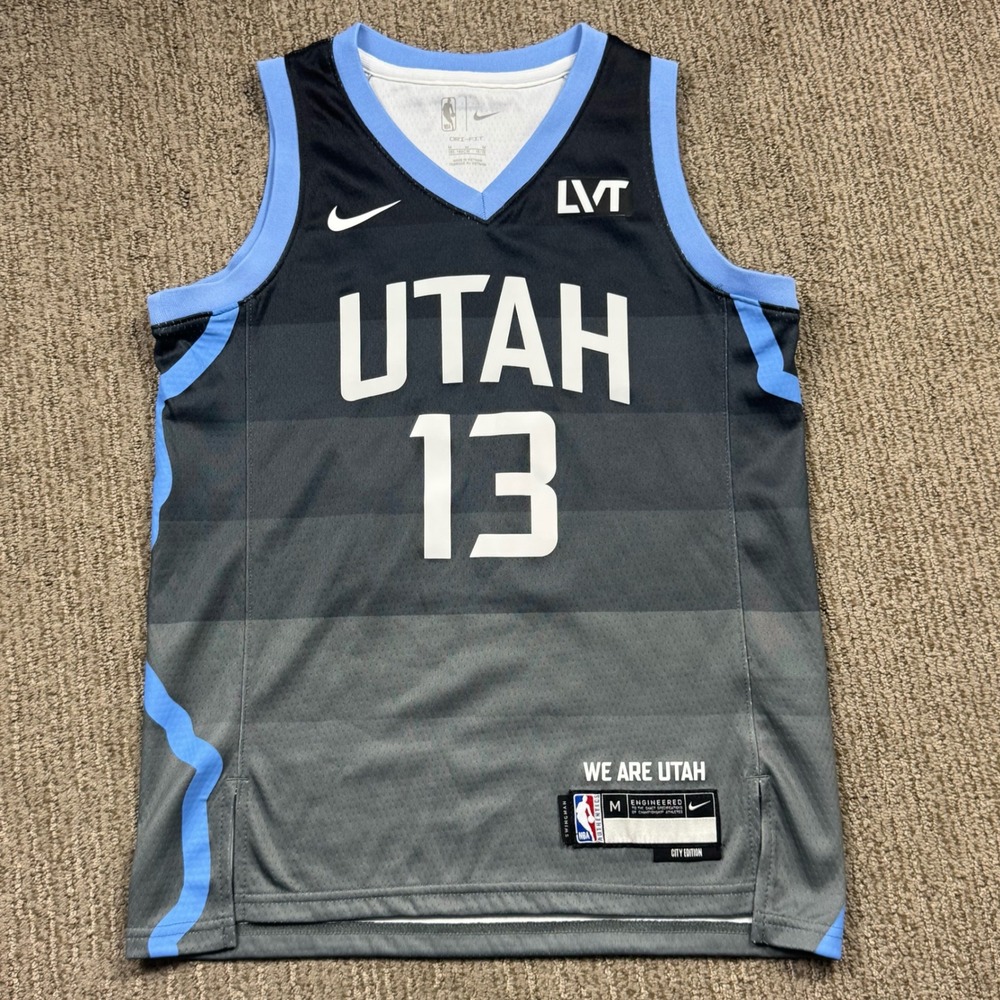 Nike Utah Jazz Basketball Jersey Youth M City Edition Clayton Jr #13